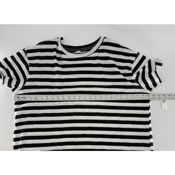 NWT Old Navy Plus Size Striped Skin-Knit T-Shirt Shift Dress 2x‎ Minimalist Boho - Picture 10 of 11